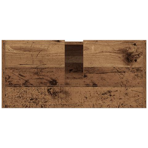 Armadietto in Legno Antico Legno Recuperato Legno Ingegnerizzato - Foto 9