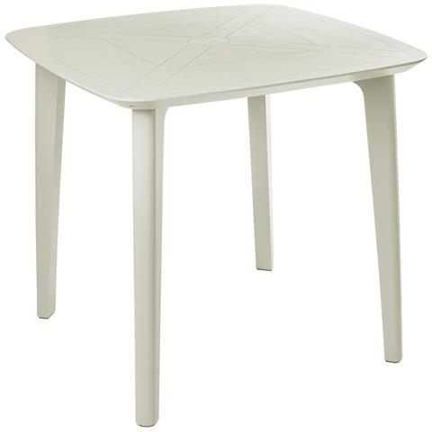 Tavolo Da Pranzo Da Giardino Sorico 86 Cm 86 Cm Beige Chiaro - Foto 2