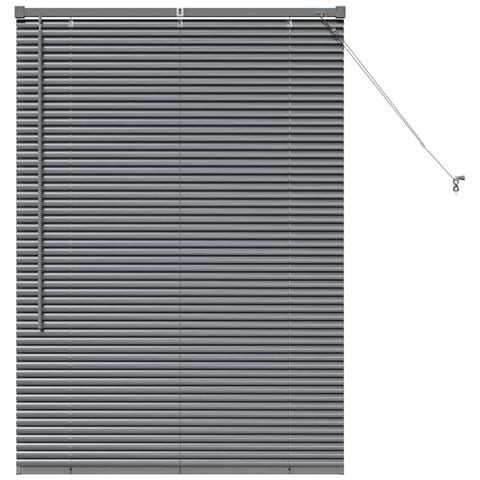 Tenda per Finestra con tende Grigio scuro Alluminio - Foto 1