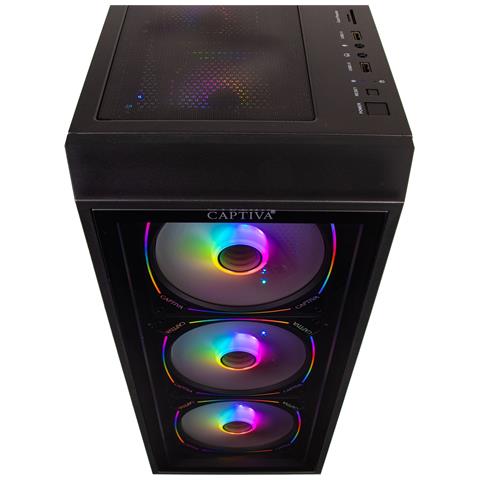 95513 PC /stazione di lavoro Intel® Core™ i7 i7-14700KF 64 GB DDR4-SDRAM 2 TB SSD NVIDIA GeForce RTX 5070 Windows 11 Home Nero - Foto 2