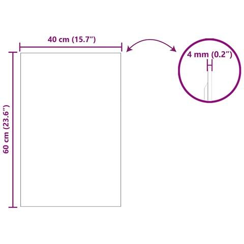 Specchio da parete 40 x 60 cm vetro temperato - Foto 8