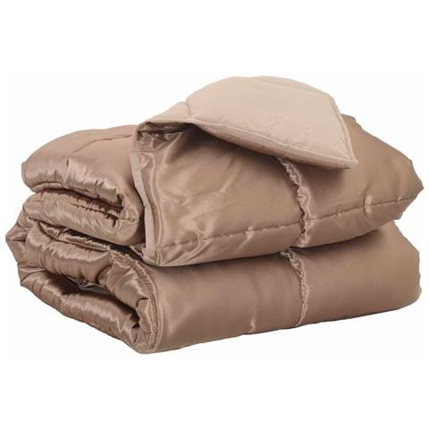 Piumone Completo Annuale Oro 240 x 200 cm Satin e Micropile - Foto 1