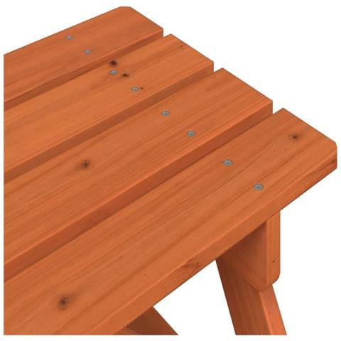 Tavolo da Picnic per 4 Bambini con Ombrellone Legno di Abete - Foto 9