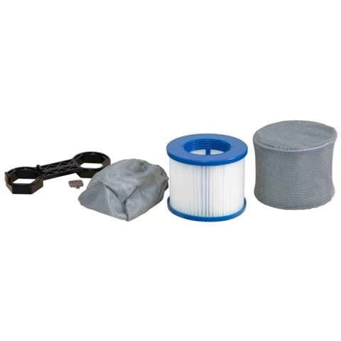 Spa Pool Tonda Pompa Integrata 1800Wt Scalda Acqua Fino 40? 120 Getti Telo Copertura Telo Protezione A Terra 2 Cartucce Filtro Sistema Sicurezza Chiusura Copertura 800 Litri 180*65 Cm - Foto 10