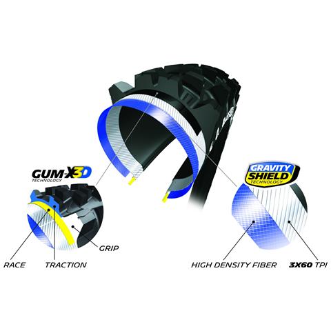 Copertone 27.5x2.60 (66-584) Wild Enduro Front Gum-x T - Foto 2