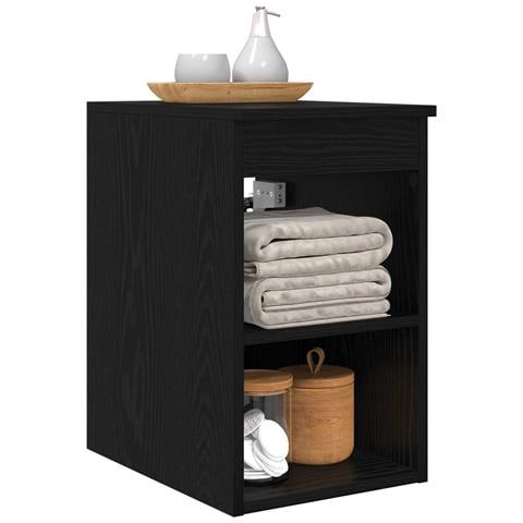 Armadio Bagno In-between Rovere Nero 30 x 41 x 50 cm - Foto 8
