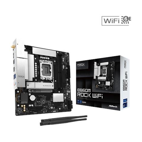 B860M Rock WiFi Intel B860 LGA 1851 (Socket V1) micro ATX - Foto 1
