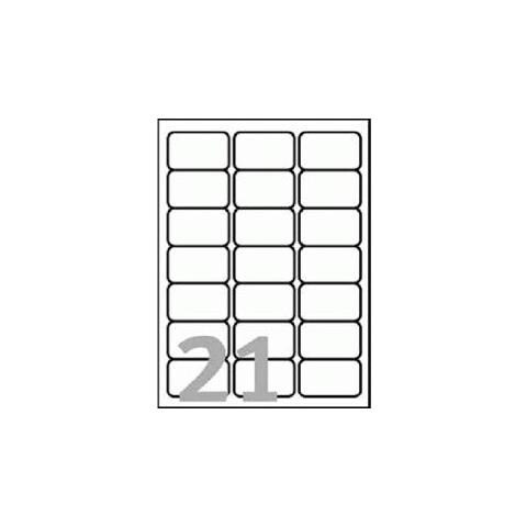 Etichette Rimovibili 63.5 x 29.6 mm Confezione 25 pezzi - Foto 2