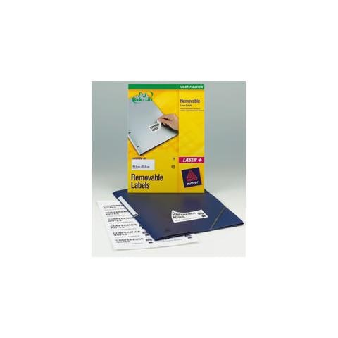 Etichette Rimovibili 63.5 x 29.6 mm Confezione 25 pezzi - Foto 1
