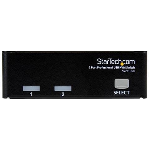 Kit switch KVM USB professionale a 2 porte con cavi - Foto 2