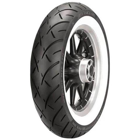 Pneumatico Moto 140 90 B 16 77 H Me888 M. U. Whitewall Post Metzel - Foto 2