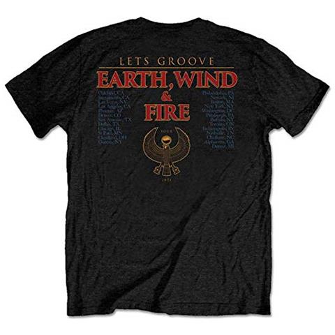 Earth, Wind & Fire - Let'S Groove (Back Print) (T-Shirt Unisex Tg. M)  - Foto 1