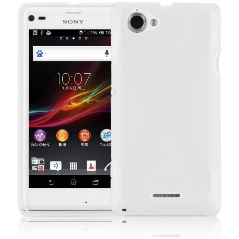 Custodia Compatibile Con Sony Xperia L In Semi Transparente - Coperchio Protettivo In Silicone Tpu Flessibile - Foto 1