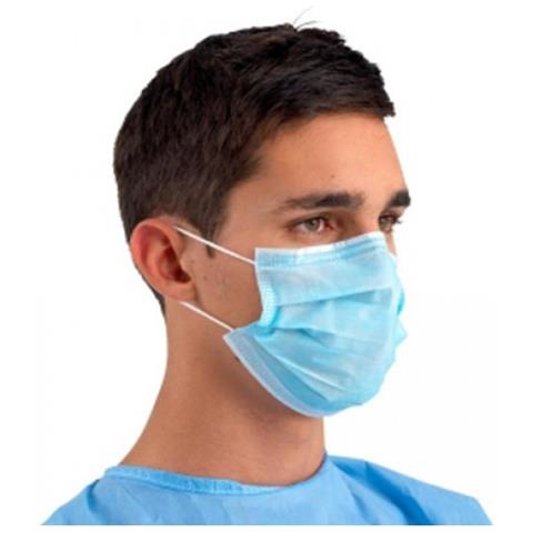 100x Mascherine Chirurgiche di alta qualità, a 3 Strati Ideali Per Proteggere Naso E Bocca Da Virus E Germi. - Foto 5