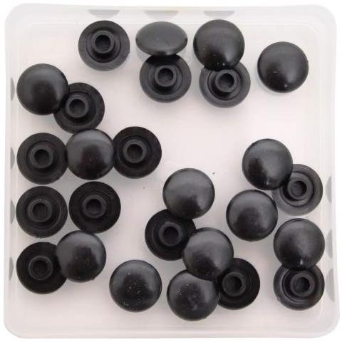 Stem Di Tenuta 6 mm Nero 25 pezzi - Foto 2