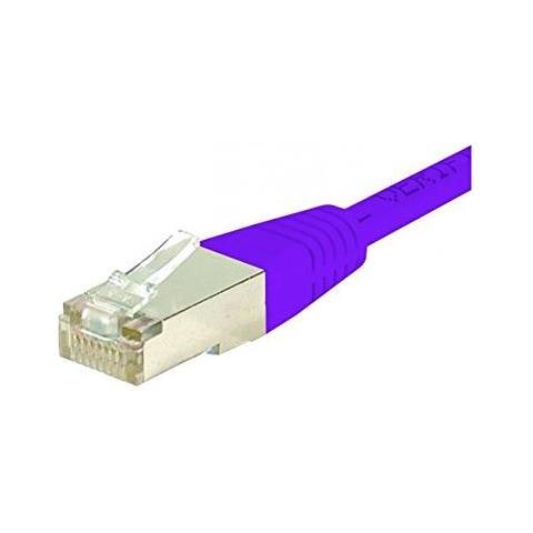 854451 Cavo Di Rete 0,3 M Cat6 S / ftp [ s-stp] Viola (patch Cord Rj45 Cat. 6 S / ftp Purple- 0.30 M Full Copper)  - Foto 1