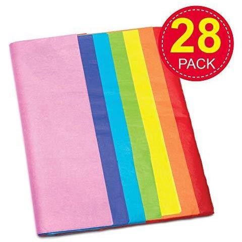 Tissue Aw368 Rainbow Colored Carta Valore Confezione Da 28 Perfetto Per Tutti I Progetti Artistici Ideale Per Aula Lavoro La Casa Attivit E Compiti Del Gruppo Artigianato Assortiti Ana - Foto 2