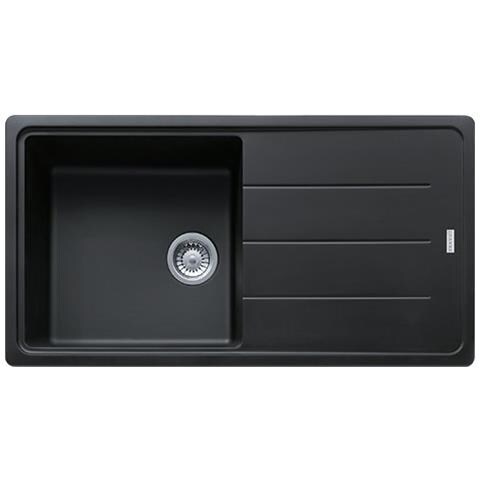 Lavello BFG61197NB 1 Vasca Gocciolatoio Reversibile Dimensioni 97 x 50 cm Colore Nero Serie Boston - Foto 4