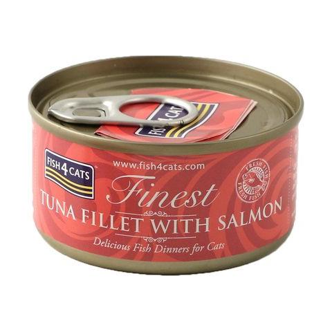 Cibo per gatti Finest Filetto di tonno con salmone 70 gr - Foto 1