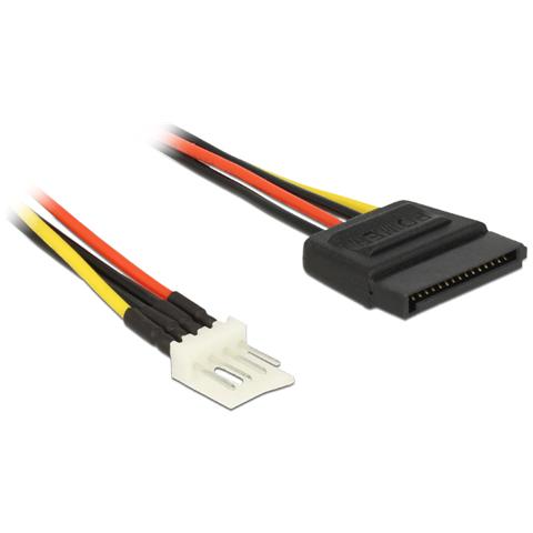 0.6m SATA 15p / 4p, SATA, Maschio / maschio, Dritto, Dritto, Nero, Rosso, Giallo, Sacchetto di politene - Foto 1