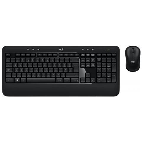 ADVANCED Combo tastiera RF Wireless QWERTY UK International Nero - Foto 1
