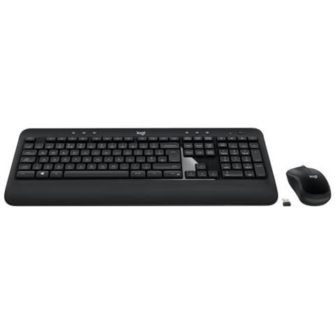 ADVANCED Combo tastiera RF Wireless QWERTY UK International Nero - Foto 2