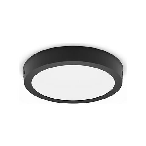 Plafoniera Led Circolare Nero 12w Magneos Bianco Caldo 2700k 28xø210 Mm Pc - Foto 1