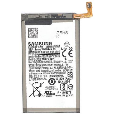 Set Batterie Litio Integrate Originale Eb-bf916 Bulk Per Galaxy Z Fold 2 F916 - Foto 1