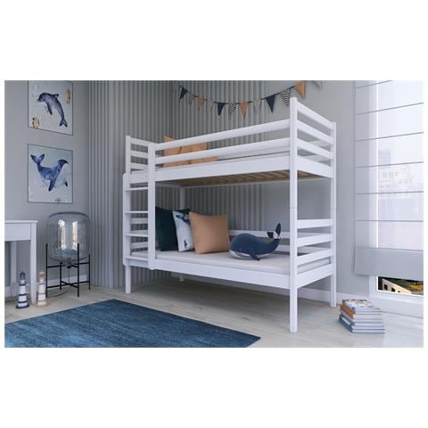 Letto A Castello Per Bambini 200x80x161 Cm - Foto 2