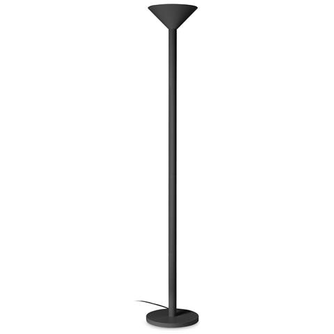 Piantana Da Terra Contemporanea Mix Metallo Nero 1 Luce E27 42w Ip20 - Foto 1