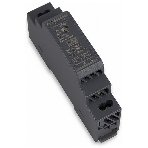 Alimentatore PC HDR-15-24 15.2 W 24 V 0,63 A Ca /cc Ultra Slim Acciaio inossidabile - Foto 1