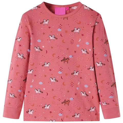 Pigiama Da Bambina A Maniche Lunghe Rosa Antico 116 - Foto 2