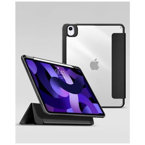 Boston 25,9 Cm (10.2"") Custodia A Libro Grigio, Trasparente - Foto 1