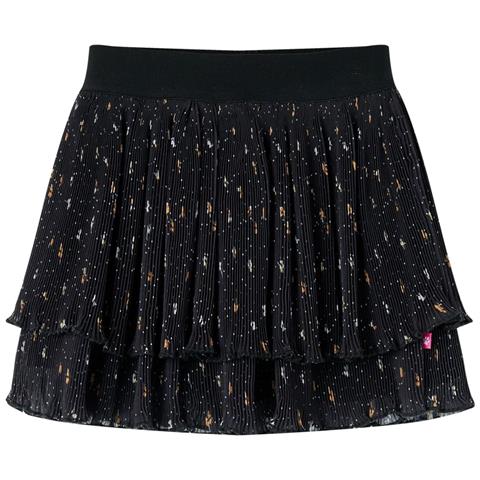 Gonna Da Bambina A Strati Con Design Arricciatura Nera 128 - Foto 1