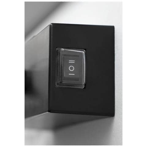 Applique Moderna Verdello Policarbonato Nero Led Integrato 5w 3000+6500k - Foto 4