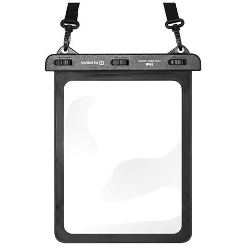 Custodia Impermeabile Universale Con Tracolla Per Tablet 11 Pollici, Trasparente - Foto 2