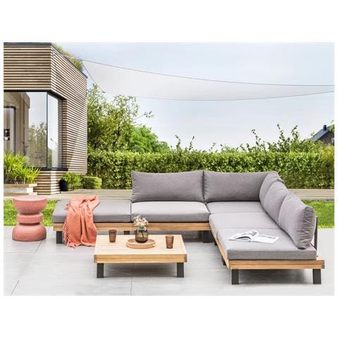 Salotti Grandi Reversibile Legno D'acacia Certificato Fsc® Grigio Frazzano - Foto 1