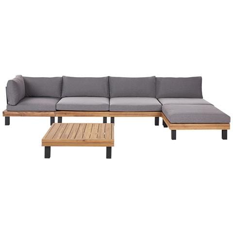 Salotti Grandi Reversibile Legno D'acacia Certificato Fsc® Grigio Frazzano - Foto 2