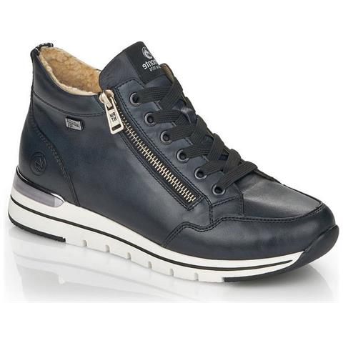 Blue Casual Closed Booties Stivaletti Pelle Scarpe Donna Blu Eu 37, R6770-14 - Foto 2