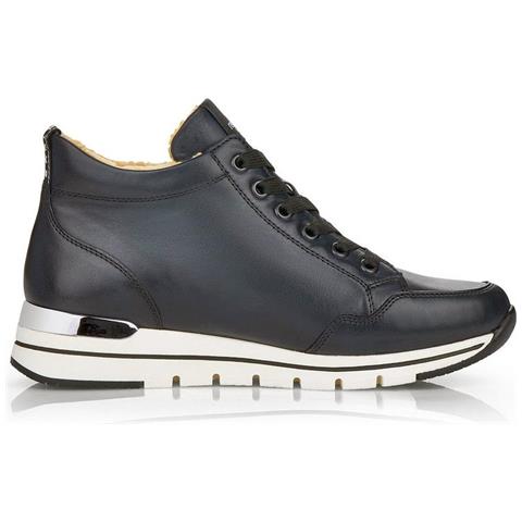 Blue Casual Closed Booties Stivaletti Pelle Scarpe Donna Blu Eu 37, R6770-14 - Foto 3