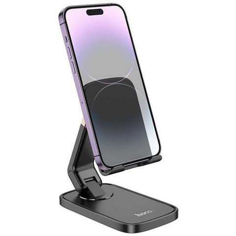 Supporto Premium Stand Hd8 Da Tavolo Universale Ripiegabile Black Per Smartphone - Foto 1