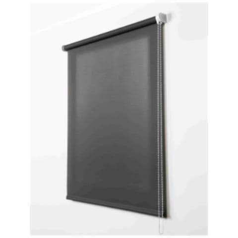 Roll-up - Tenda A Rullo Filtrante Traslucida Colore Grigio Asfalto - 120x180cm - Foto 1