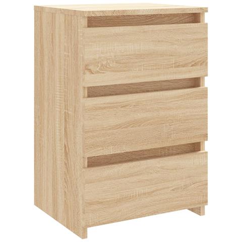 Lusso Casadino -  Comodini 2 Pz Rovere Sonoma 40x35x62,5 Cm In Legno Multistrato - Foto 2