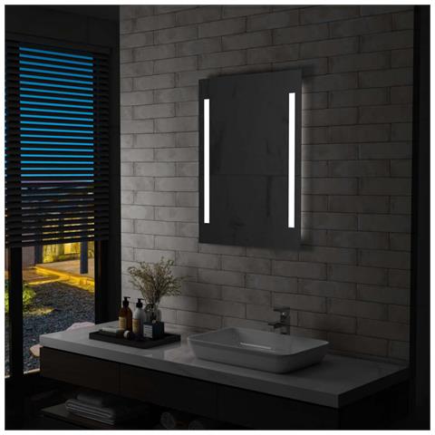 Specchio Da Parete A Led Per Bagno 60x80 Cm - Foto 8