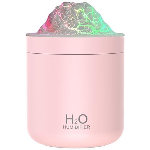 Umidificatore Wt-11: 500ml, Silenzioso, Luce Colorata, Usb Da Tavolo Pink - Foto 1