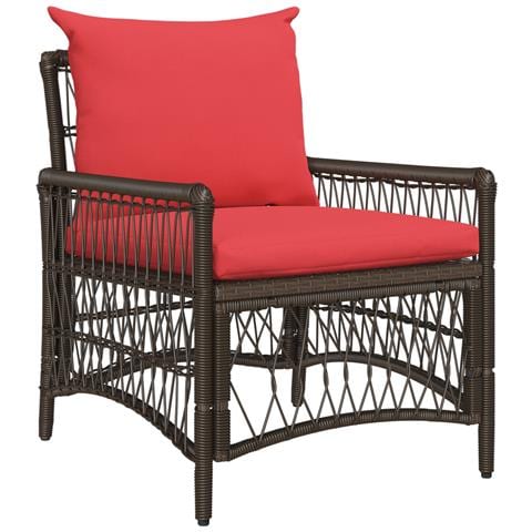 Sedia da Giardino Marrone polyrattan - Foto 1