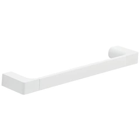 Portasalviette 35 Cm In Ottone E Cromall Pi21-35 Serie Pirenei Bianco Opaco - Foto 1