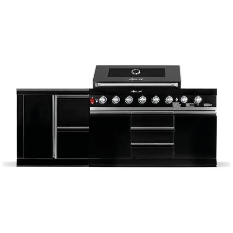 Cucina Da Esterno ® Blackback S5, Barbecue A Gas Xxl Con Superficie Di Lavoro - Foto 1