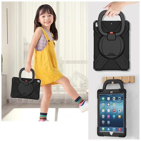 Custodia Per Ipad 8/7 10.2"" Con Supporto E Tracolla Nera - Foto 4