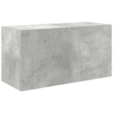 Armadietto da Bagno Grigio Cemento 60x25x30 cm in Truciolato - Foto 1